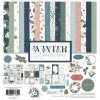 Echo Park Carta Bella - Winter Wonderland 12x12 Collection Kit Scrapbook Papers + Stickers