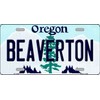SMART BLONDE Beaverton Oregon Metal Novelty License Plate LP-10346