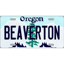 SMART BLONDE Beaverton Oregon Metal Novelty License Plate LP-10346