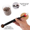 coffee grinder cleaner Brush Set, Walnut Wood Handle Espresso Cleaning