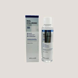 [Elumam] Wellage Real Hyaluronic 100 Toner 200ml x 2 / [엘루맘] 웰라쥬 리얼 히알루로닉 100 토너 200ml 2개