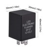 HUIQIAODS 5 Pin EP27 FL27 LED Flasher Relay Fix for