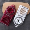 2pcs Stainless Steel Egg Slicer,Multifunctional Egg Slicer Sectioner Cutter Mould,Cheese