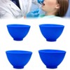 TopHomer 2PCS Flexible Rubber Mixing Bowl, 12 * 7CM Dental