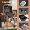 guogiyala Portable CharcoalGrill: BBQ Grill with Ash collector - The