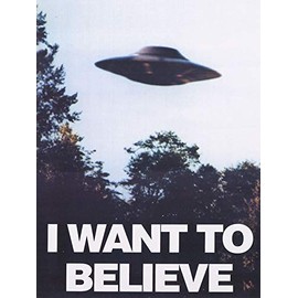 The X-Files I Want to Believe - Sticker Graphic - Auto, Wall, Laptop, Cell, Truck Sticker for Windows, Cars, Trucks