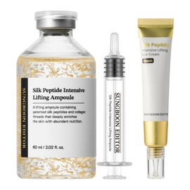Ingredient Editor Melting Thread Lifting Silk Peptide Ampoule 60ml + Melting Thread Gold Eye Cream 30ml Set, 2 Sets / 성분에디터 녹는실 리프팅 실크 펩타이드 앰플 60ml + 녹는실 골드 아이크림 30ml 세트, 2세트