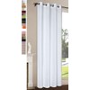 Curtain Opaque scarf, mat uni-coloured curtain with eyelets 20405 Microsatin