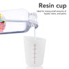 Silicone Measuring Cup Tool Kit Spatula Finger Gloves Pipettes Epoxy
