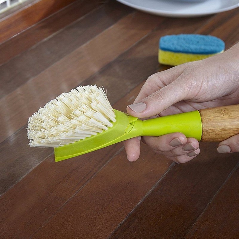Full Circle Suds Up Soap Dispensing Dish Brush with Bamboo