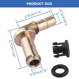 Car Thermostat Outlet Pipe Connector Kit LR049990 Compatible with Jaguar Land Rover Range Rover 2010-2022, Range Rover Sport 2010-2022, Discovery 4 2010-2022, Land Rover Range Rover Velar 2018-2020