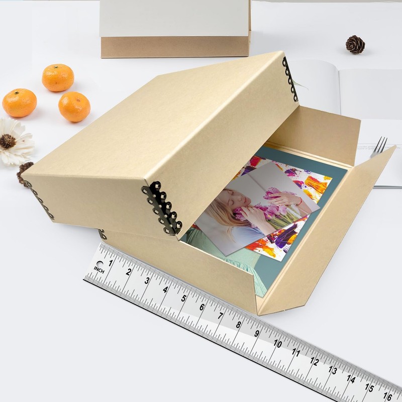 Lineco Museum Archival Storage Box, 9.25x11.75x3 in. Drop Front Design.