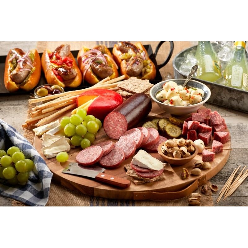 Johnsonville Beef Summer Sausage 1/20oz, Good Source of Protein, Great