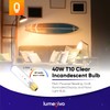 lumenivo Piano Light Bulb 40 watt 120 Volts 一 40T10/CL