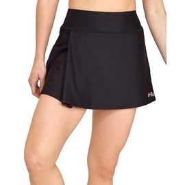 FILA Women's Classic 2.0 Skort, Black, Small Short