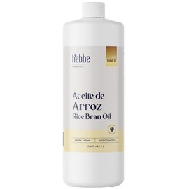 Hebbe - Aceite de Arroz 100% Puro, Antioxidante e Hidratante para Piel y Cabello, 1000 g