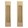 MOROBOR 18CM Self-Stick Rectangual Sliding Door Pulls, 2pcs Champagne Gold