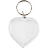 Key rings, size 40x40 mm, Heart, 25pcs
