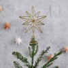 Ginger Ray Christmas Tree Topper 3D Wire Gold Decorative Accessory