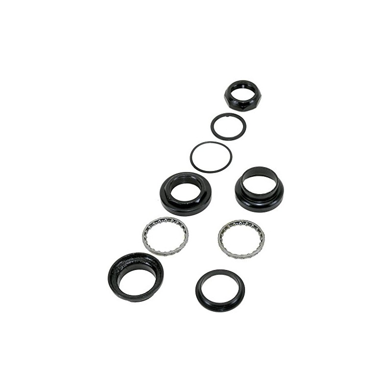 1 1/8 2 WAY Headset Assembly ged. Black 30.0 mm