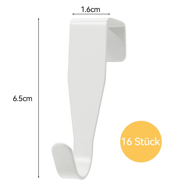 Okoss Pack of 16 Window Hooks for Hanging, Door Hooks,