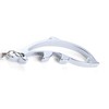 Komonee Dolphin Silver Bottle Opener Key Chain Metal Aquatic Animal