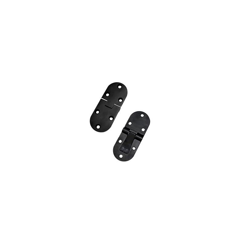 QCAA Solid Brass Butler Tray, Folding Table Hinge, 2-1/2" x