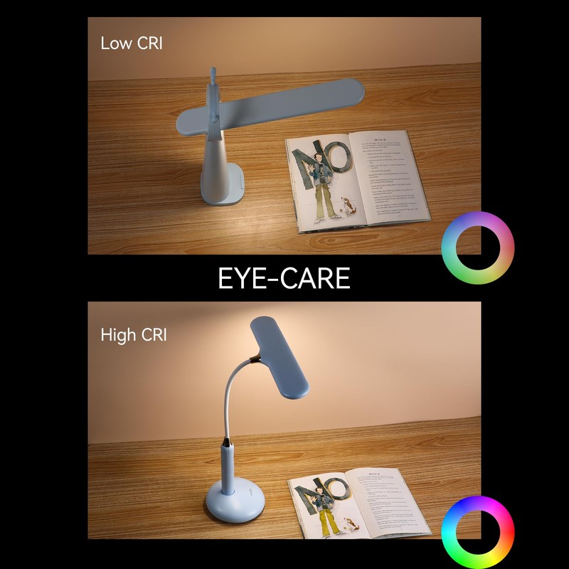 VAVOFO Wireless LED Desk Lamp 6778B - Touch Control, 2700-7000K