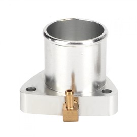 3 Bolt Turbo Adapter, Flange Adapter Kit 3 Bolt Turbo Outlet Adapter Kit Fit for Garrett Gt25 Gt28 T25 T28 Sr20det with Brass Fitting 90 Degree Impact Resistance Scratch Resistance