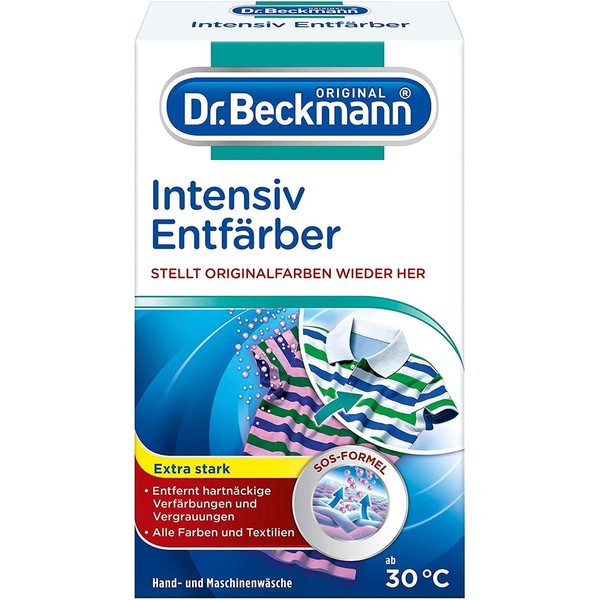 Dr. Beckmann Intensive Discolourant | Successfully Discolour Laundry and Save Discoloured Textiles | Restores Original Colours | 200 g