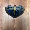 Enjoy decor Lamps Tiffany Style Sconce Lamp Blue Stained Glass
