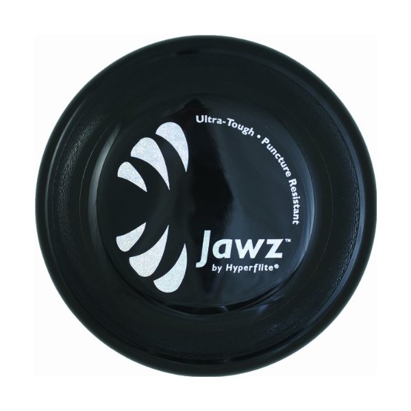 Hyperflite Jawz Pup World Toughest Competition Dog Disc Puncture Resistant Frisbee 7 Inch Black