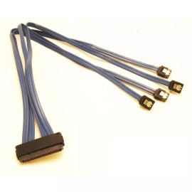 Micro SATA Cables 32 Pin Serial Attached SCSI SAS to 4 x 7 Pin SATA Cable