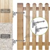 Insaga 6'' J Bolt Gate Hinge and Wall Mount Hinge