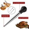 JY COOKMENT Stainless Steel Turkey Baster Baster Syringe for Cooking