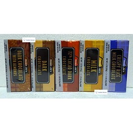 Trader Joe's Belgian Small 5 Flavors Chocolate Bars Combo Set (Made in Belgium)
