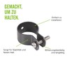 GAH-Alberts 655204 Brace Clamp - Plastic-Coated - Green, 655303