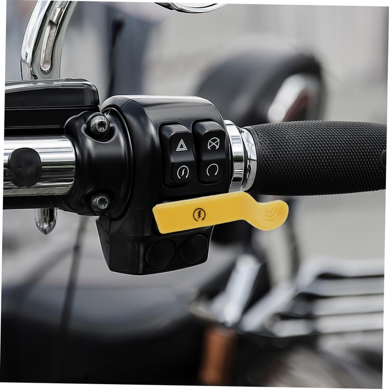 NOLITOY 2 Pairs Motorcycle Start Button Extensions Stylish Horn Switch