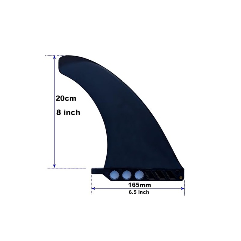 Center Fin 8" Longboard for SUP 8" Fin for airSUP