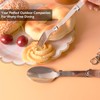 2Pcs Folding Spoon Foldable Stainless Steel Spoons Portable Camping Cutlery
