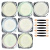 Eye-Bit Aurora Powder 7-piece set, 1 piece, white, yellow, pink, purple, blue, green, orange / 아이빛 오로라 파우더 7종 세트, 1개, 화이트, 옐로우, 핑크, 퍼플, 블루, 그린, 오렌지