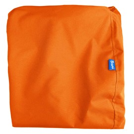 Bruni Classico Bean Bag Cover without Filling - Interchangeable Cover (L, Orange)