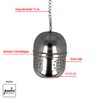 EUROHOME Stainless Steel Tea Strainer - Tea Infuser with Long