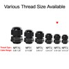 LeMotech 10 Pack NPT 3/8" Cable Glands Waterproof Adjustable 5-10mm