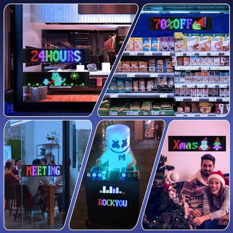 Devil Eyes Programmable LED Display – Flexible Car LED Sign