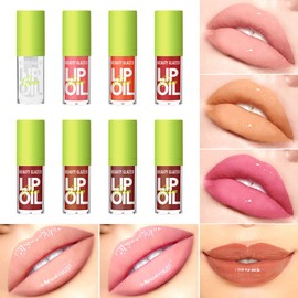 MYUANGO Lip Oil Moisturizing, Hydrating Lip Care Lip Tint, Shiny Lip Glow Vegan Plumping Lip Gloss for Dry Lips (105, STANDARD SIZE)