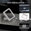 ZSJO Bling Hazard Warning Button Cover Sticker Fit for 11th