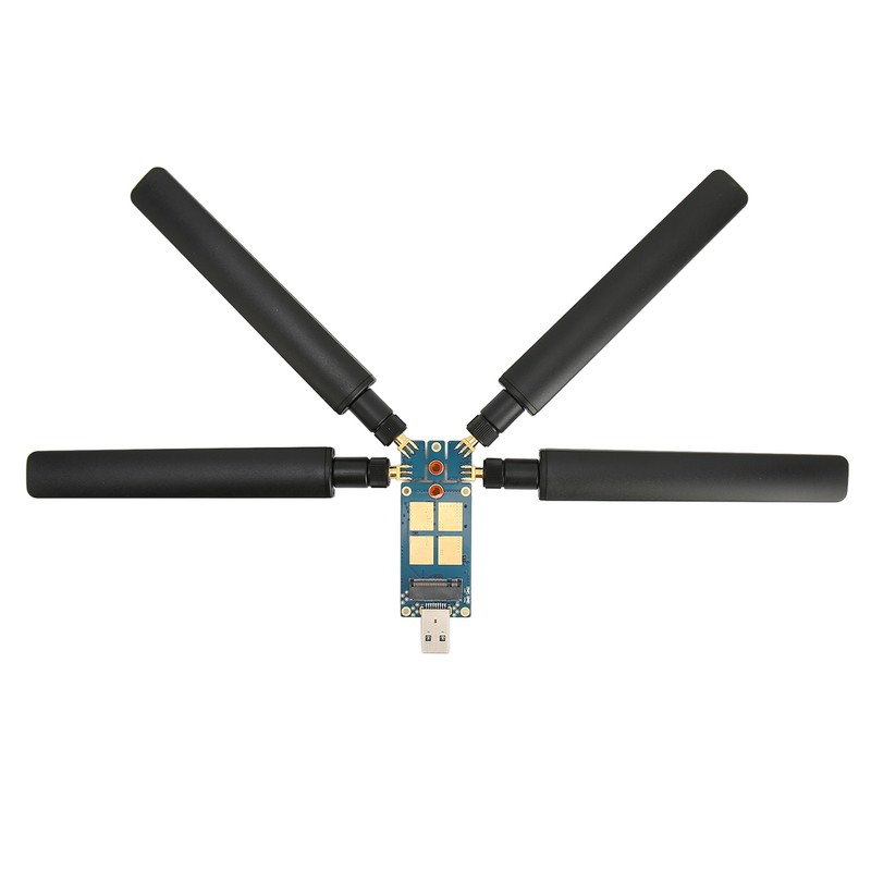 5G DONGLE Expansion Board 4 Antennas Aluminum Alloy ABS USB3.1