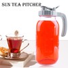 64 Oz Mason Jar Pitcher With Lid 2 Set Wide