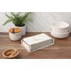 REBECCA LUXURIOUS Acrylic Guest Towel Napkin Holder, Hand Towel Tray,